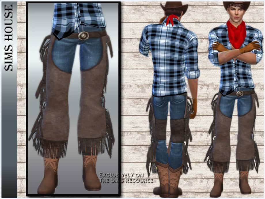 Men’s Jeans with Cowboy Pants