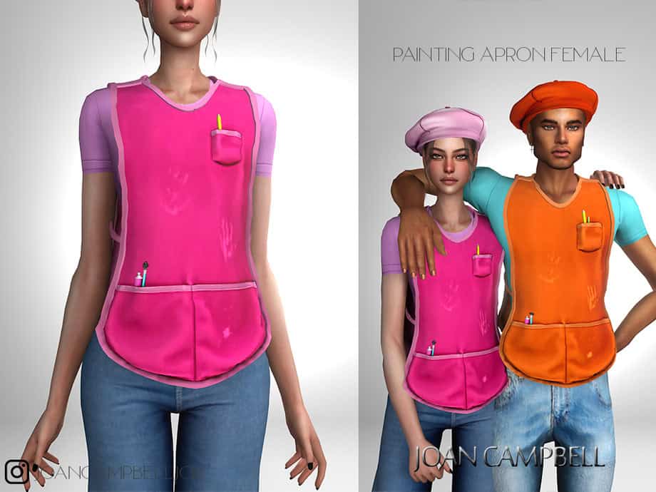 Painting Apron Female V
