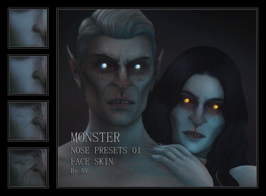 Monster Nose Presets 01, Face Skin