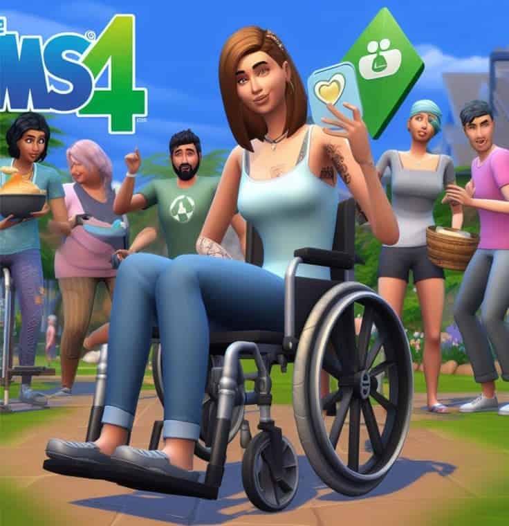 The Sims 4 Wheelchair Functional
