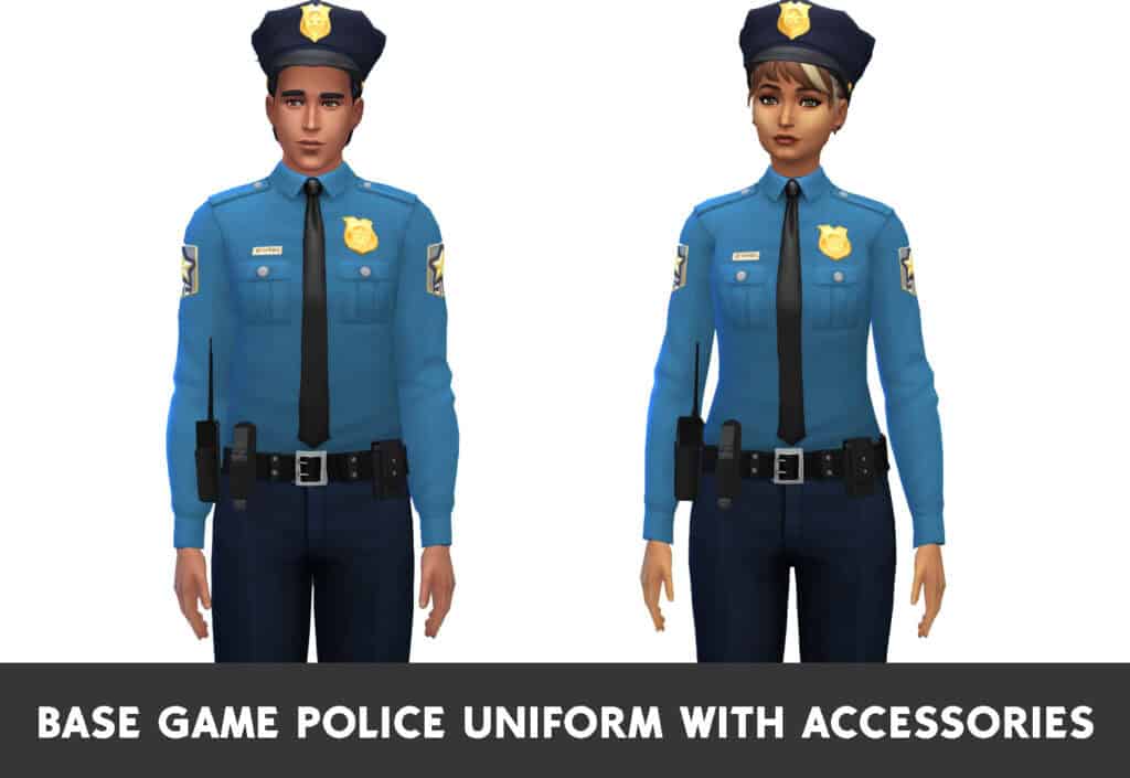 Police Uniform with Accessories