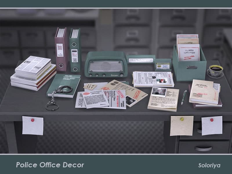 Police Office Decor