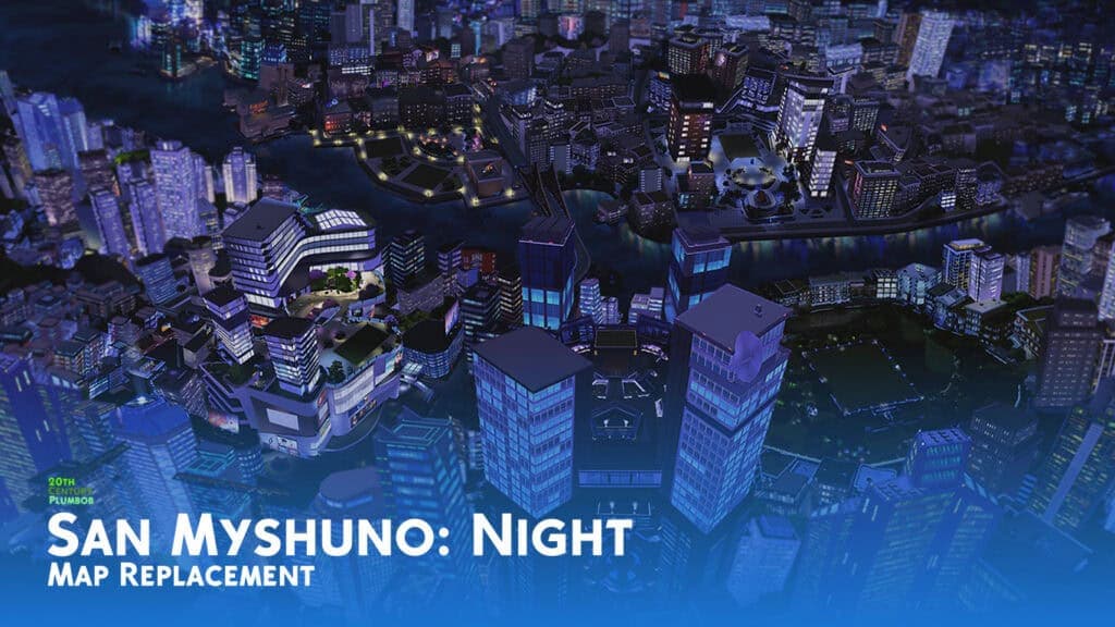San Myshuno: Night Map Replacement