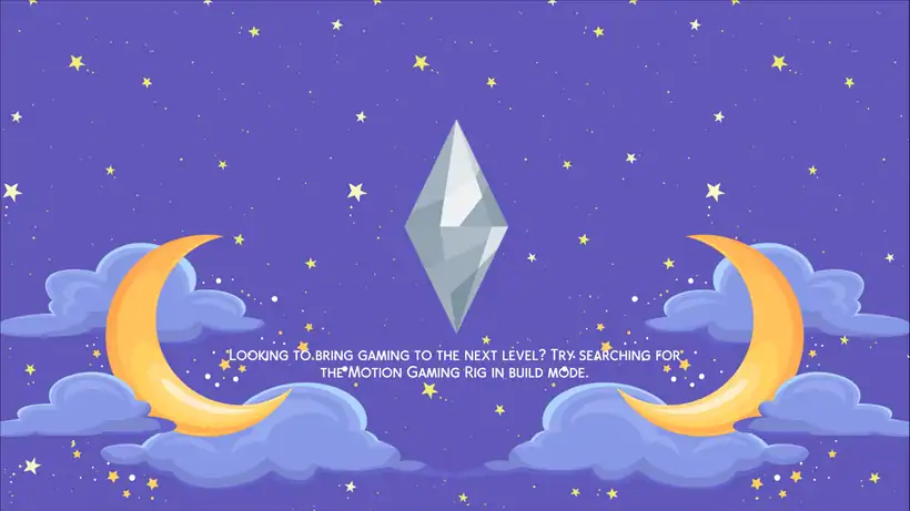 Crescent Moon – The Sims 4 Loading Screen