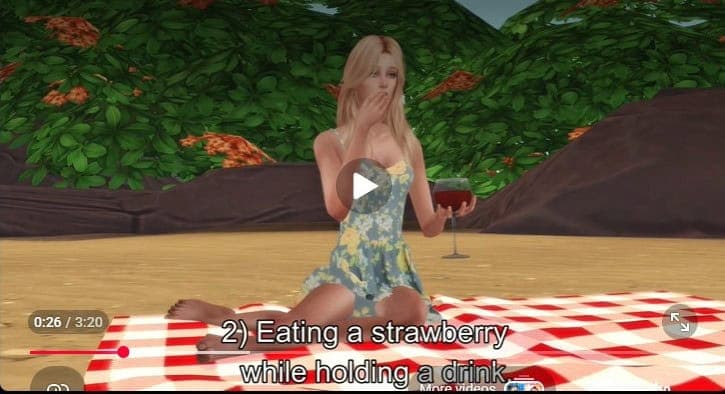 The Sims 4 Picnic Animation Pack