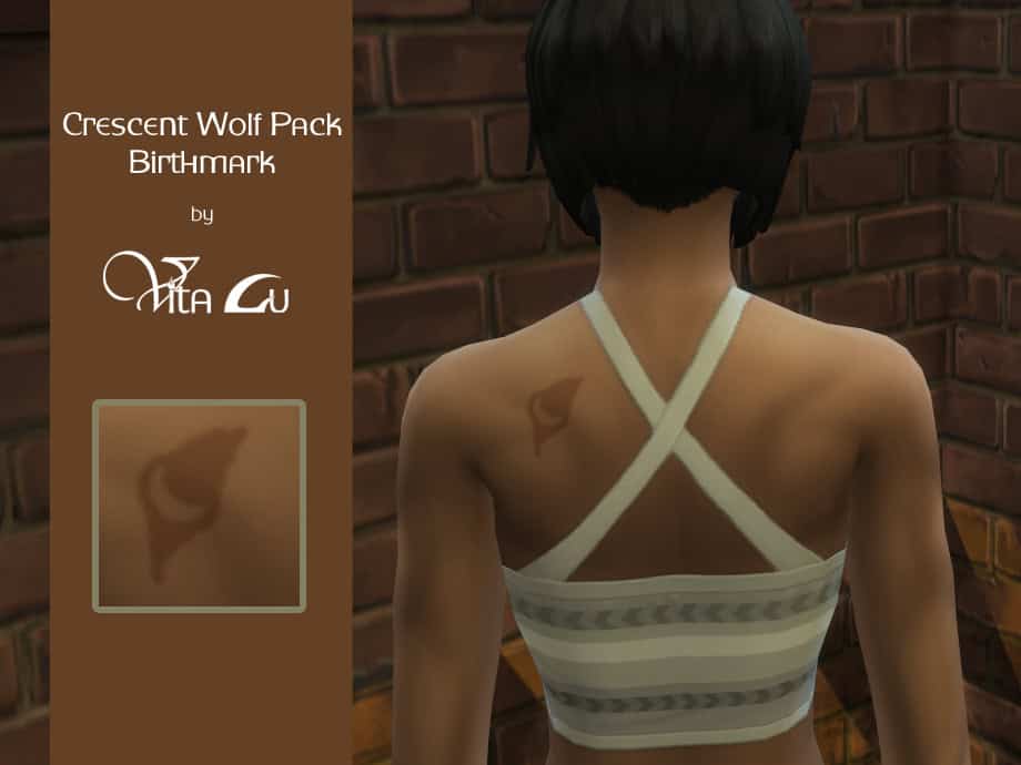 Crescent Wolf Pack Birthmark