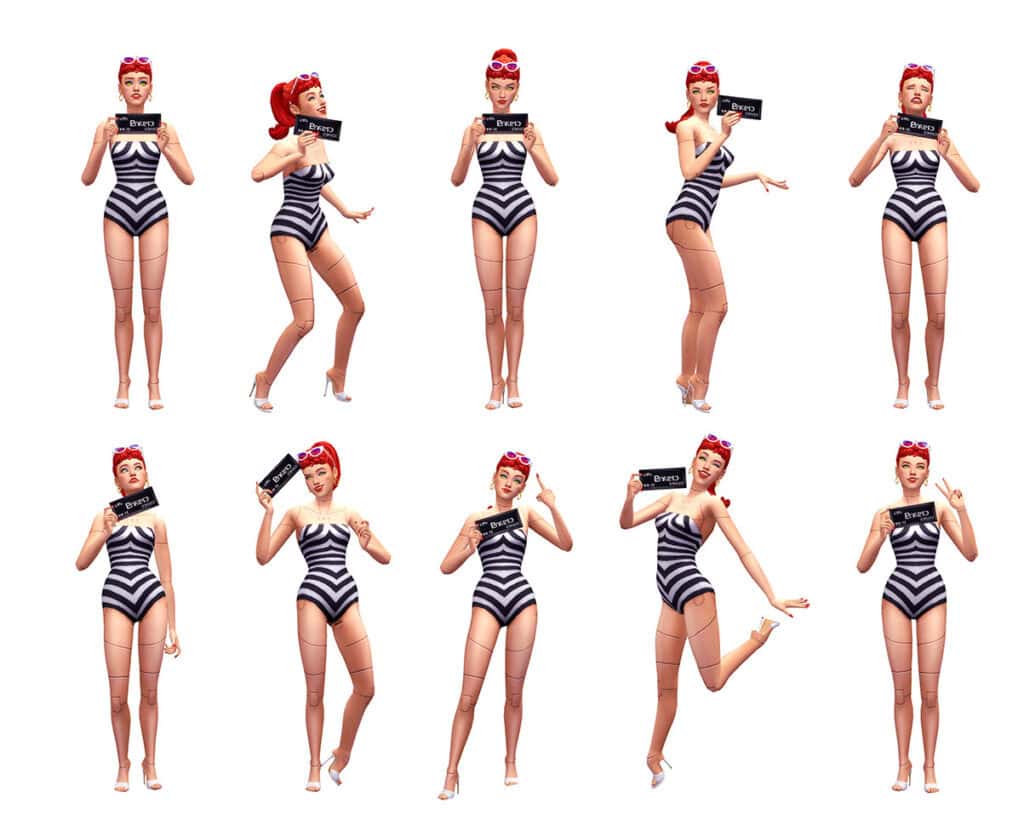 Pose Pack – Mugshot Poses