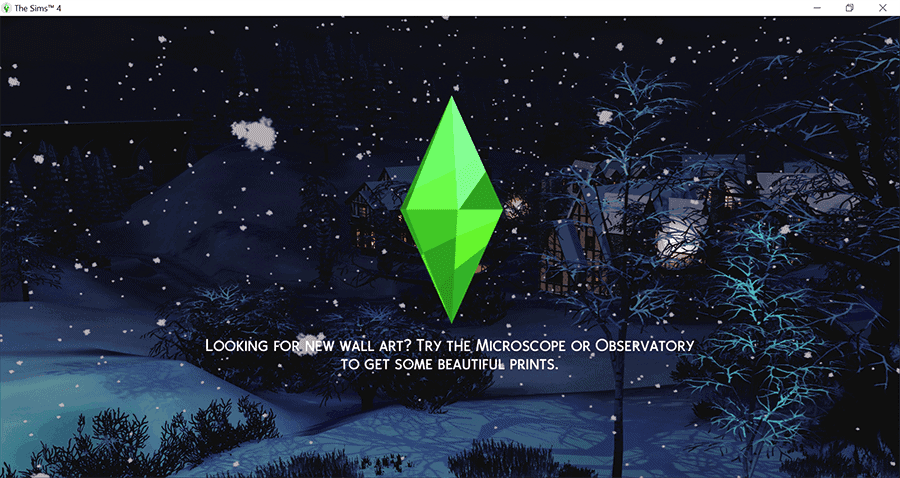 A Winter’s Night – Loading Screen
