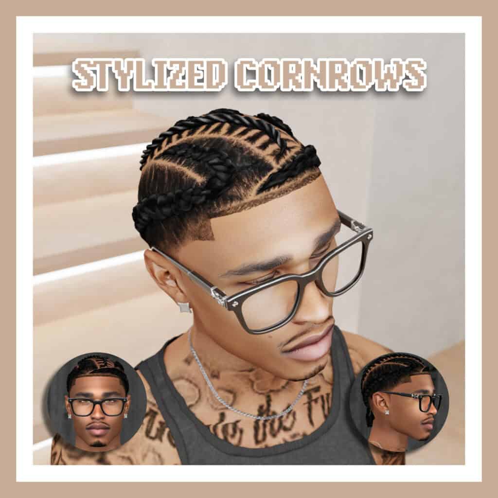Stylized Cornrows