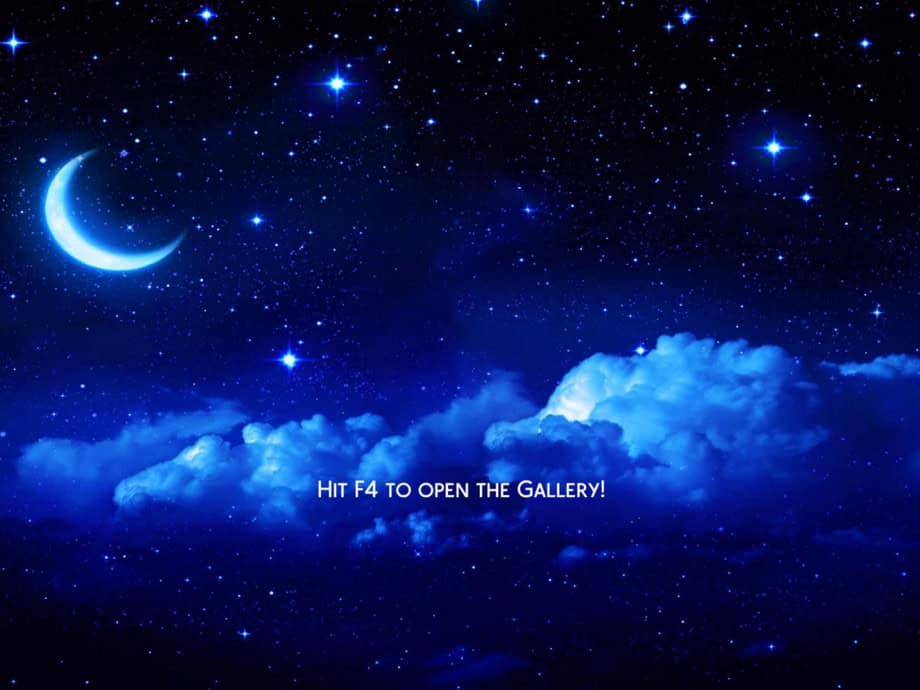 Starry Night Loading Screen Background