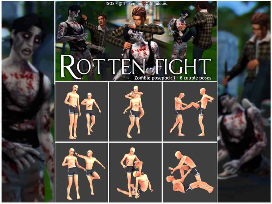 Rotten Fight – Zombie Poses