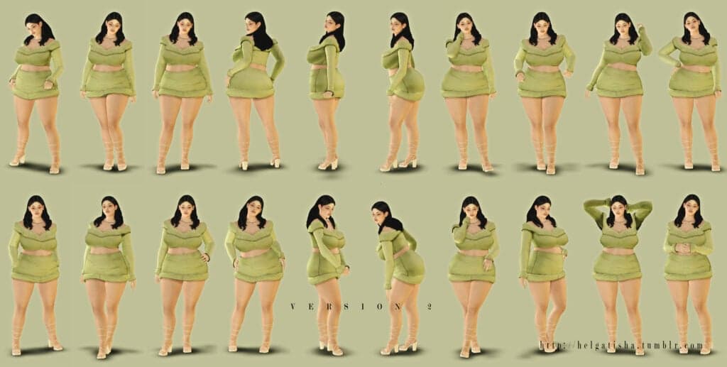 Big Size Poses 02