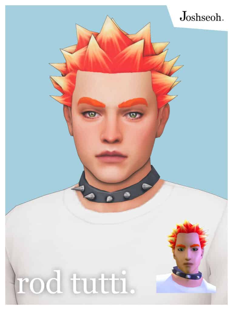 Rob Tutti Hair (The Sims Bustin’ Out to TS4 Hair Conversion)
