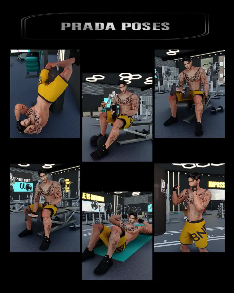 Gym #2 Prada Poses