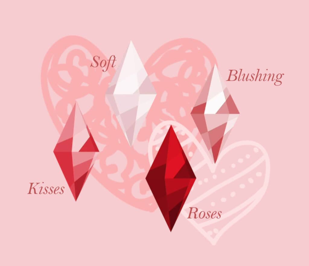 Valentine Plumbobs
