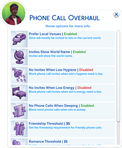 Phone Call Overhaul