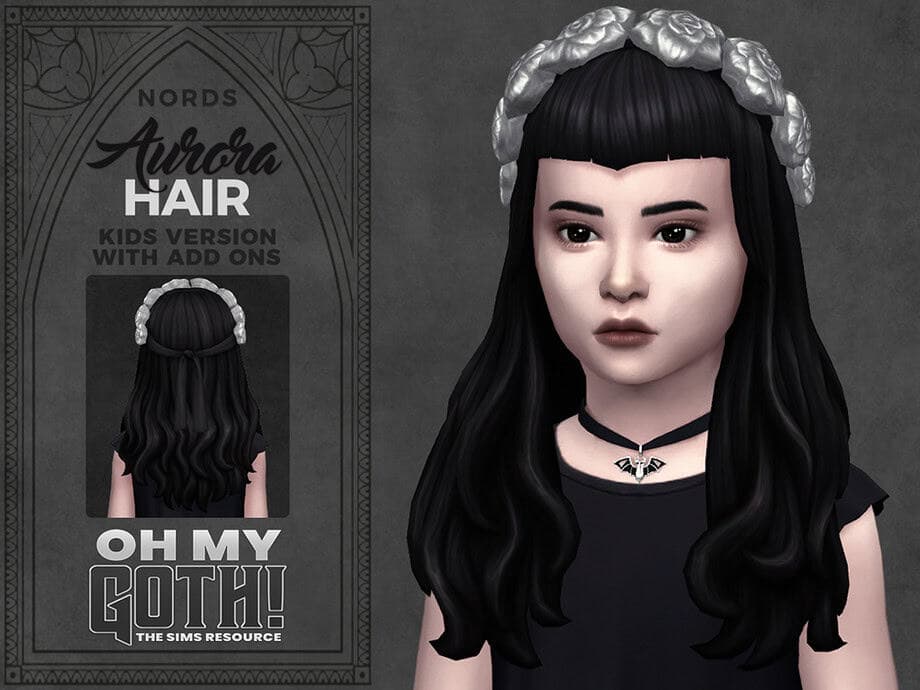 Oh My Goth – Aurora Hairstyle Halloween for Kids