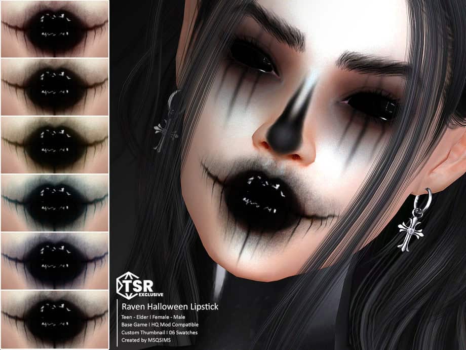 Raven Halloween Lipstick