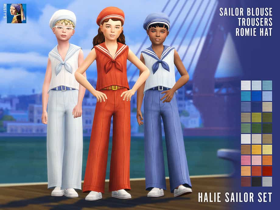 Halie Sailor Set for Child