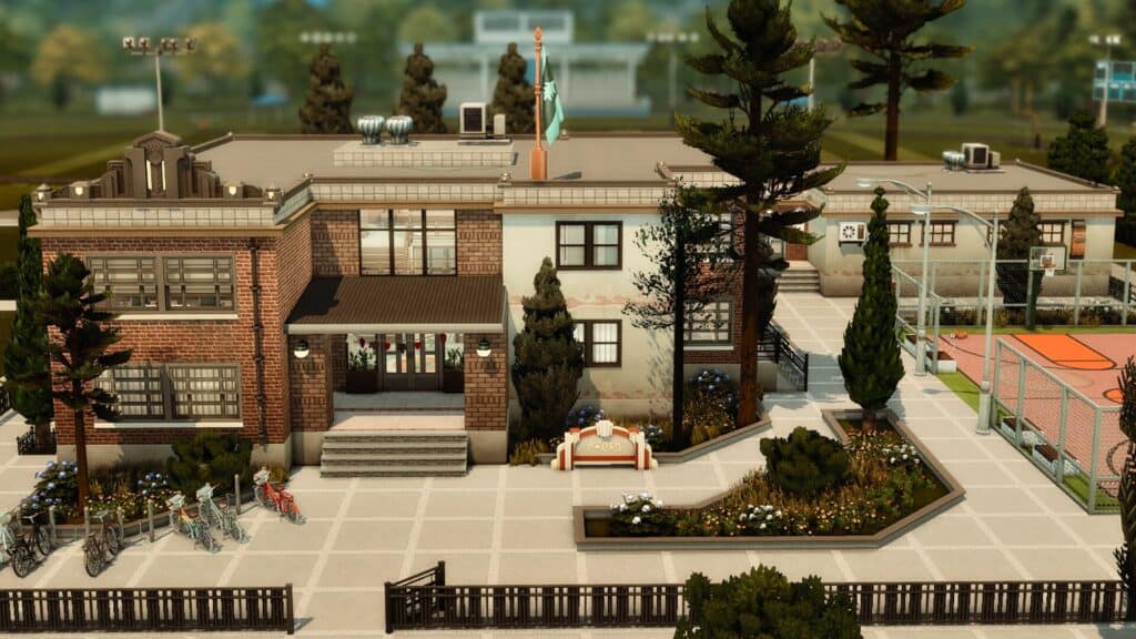 Old High School for a Small Town