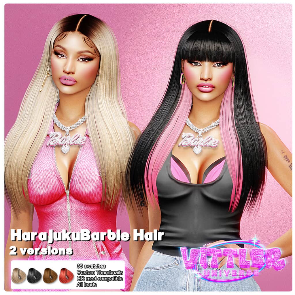 Harajuku Barbie Hair