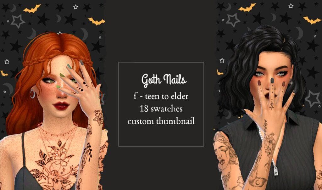 Goth Nails