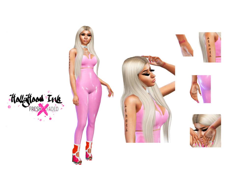 Nicki Minaj Tattoos