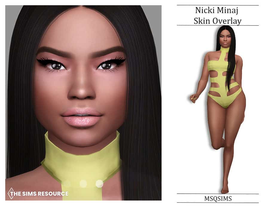Nicki Minaj Skin Overlay