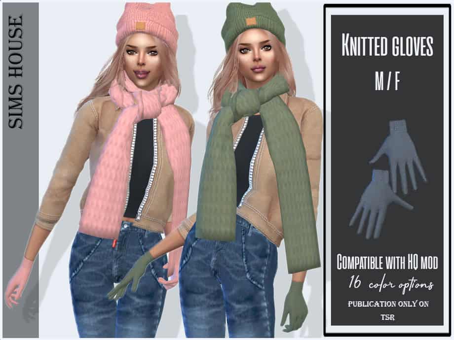 Knitted Gloves