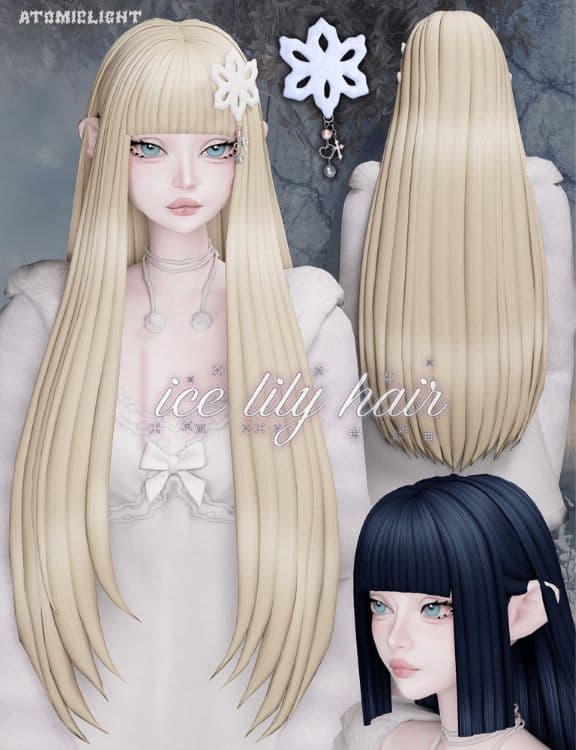 4 Ice Lily Hair