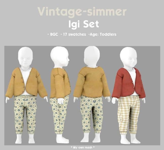 4 Lgi Toddler Set