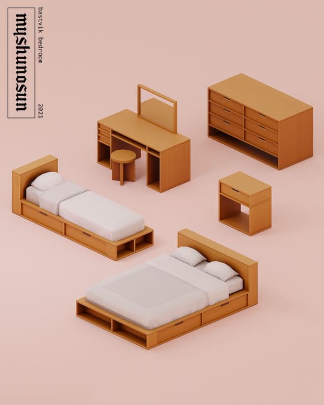 Bastvik Bedroom CC
