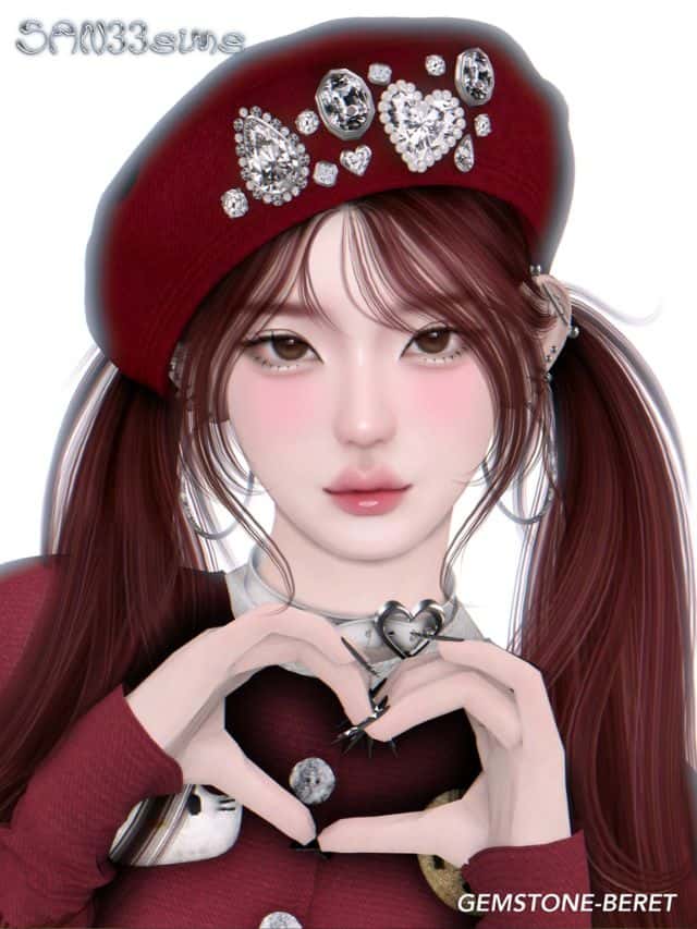 Gemstone Beret
