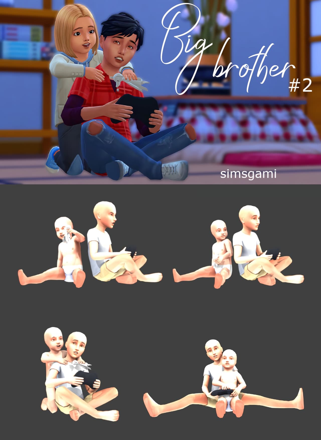 Big Brother Pose Pack #2