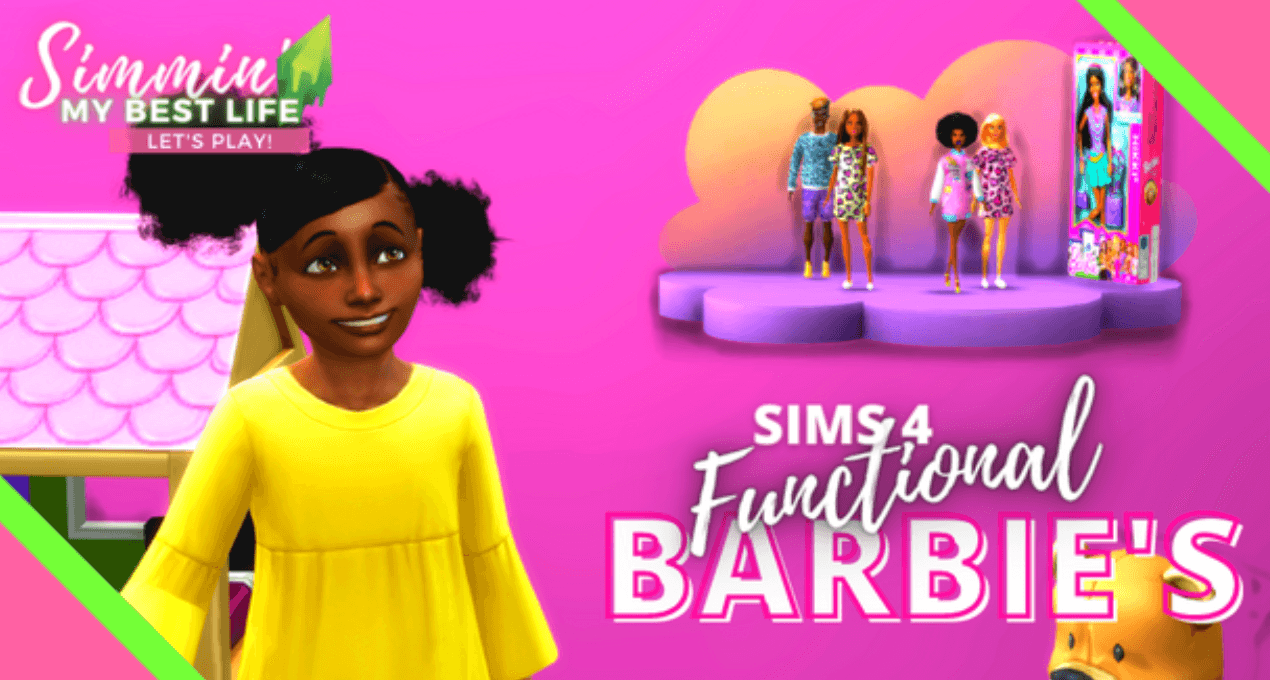 Barbie Girl Functional Dolls + Deco