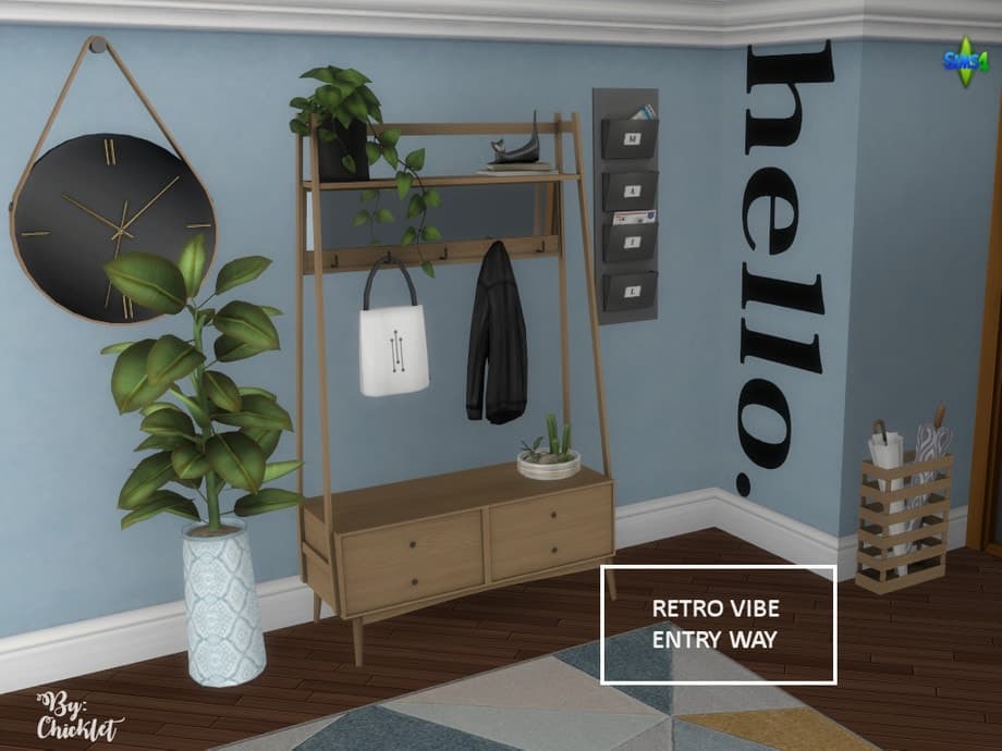 Retro Vibe Entry Way
