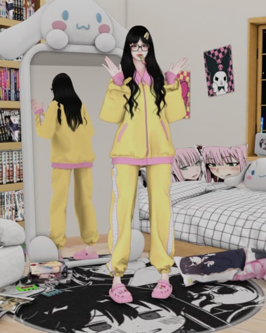 ACGN CAS Background + Cinnamoroll Mirror