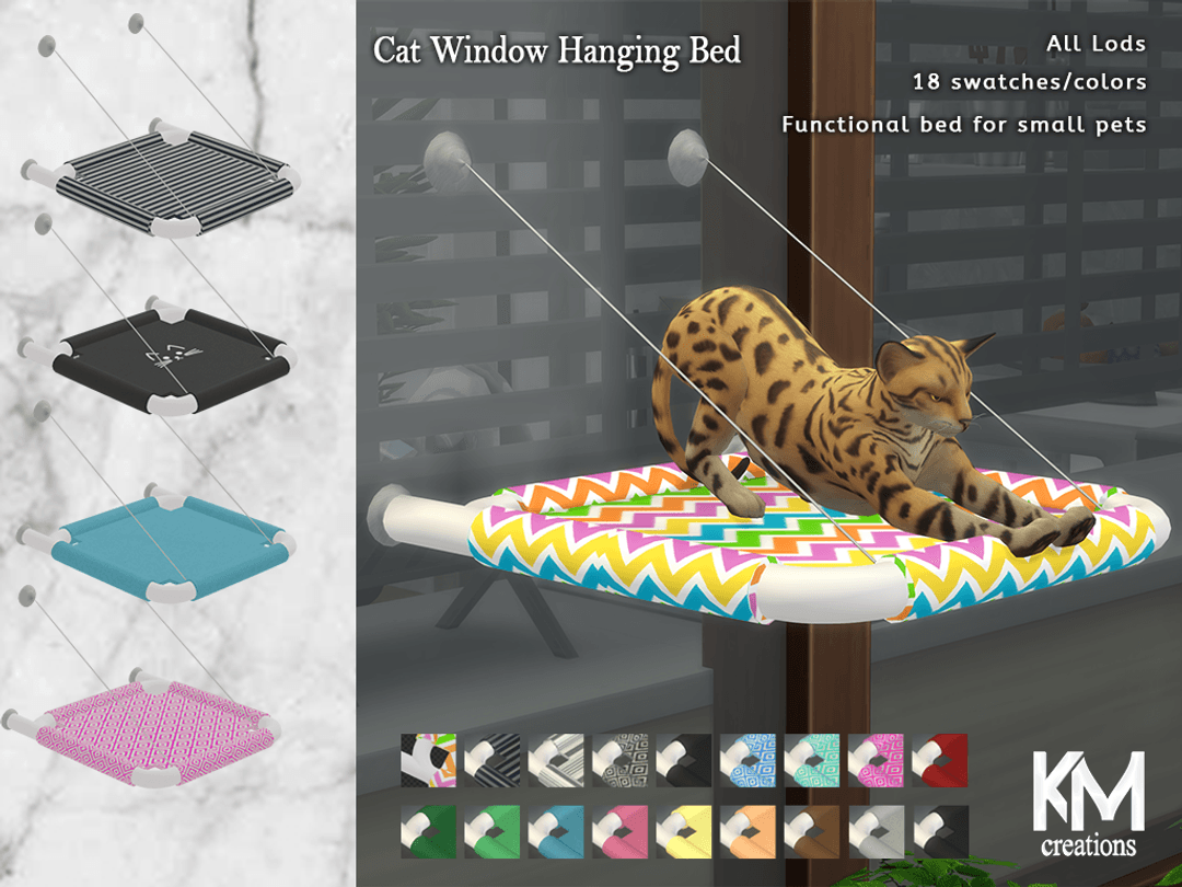 Cat Window Hanging Bed