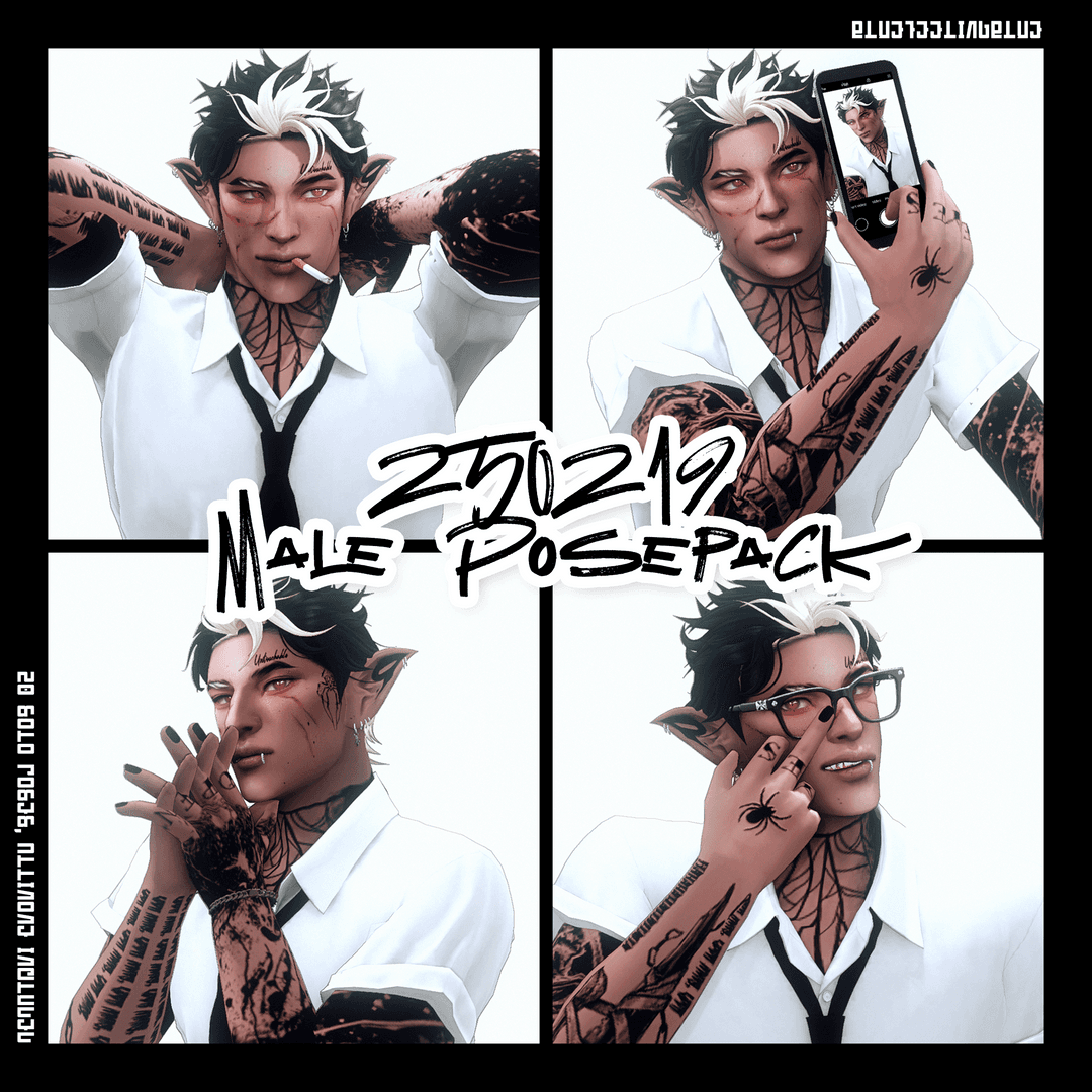 Male Posepack