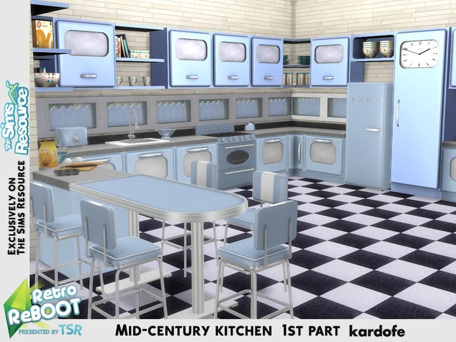 Mid-Century Kitchen 1st Part