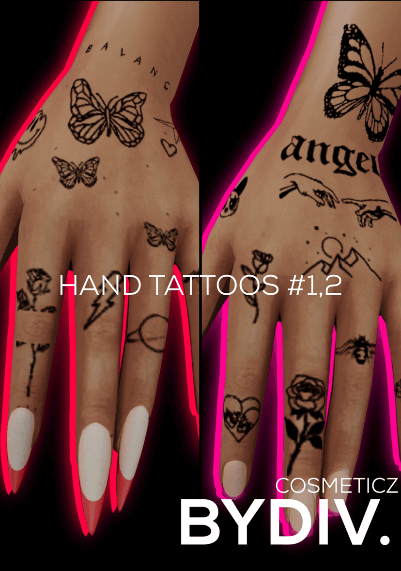 Hand Tattoos - Sims 4 CC | MustHaveMods