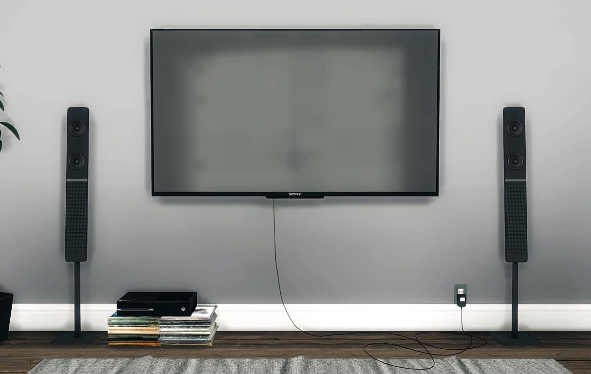 Sony Wall Mounted TV