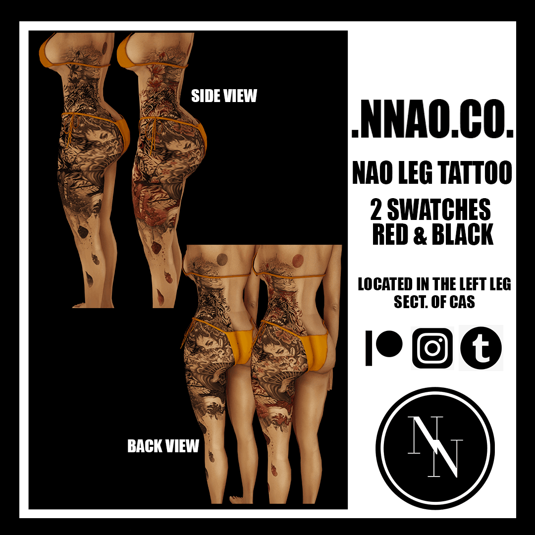 Nao Leg Tattoo