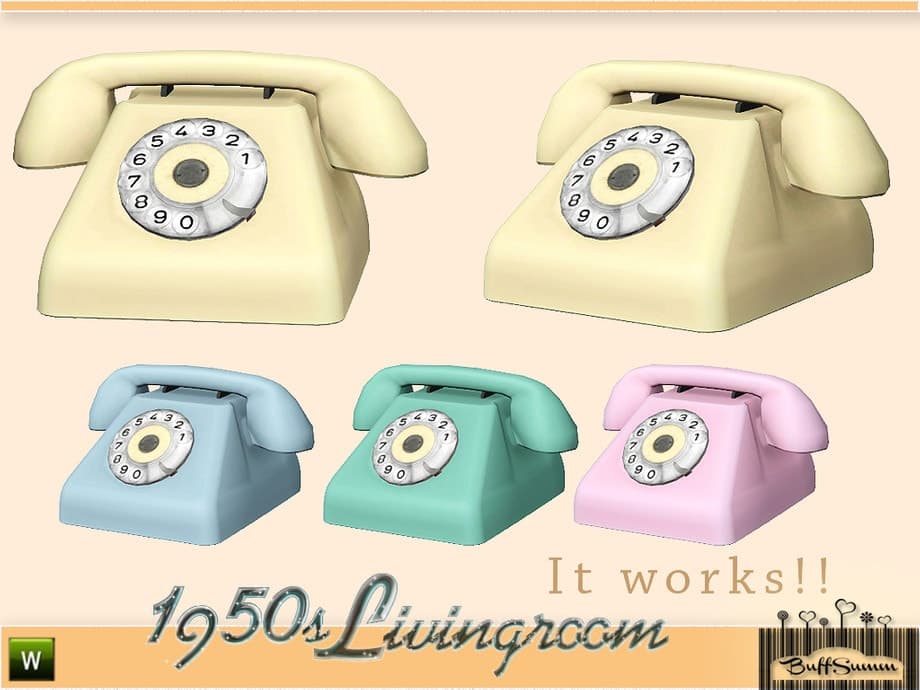 1950s Livingroom Phone