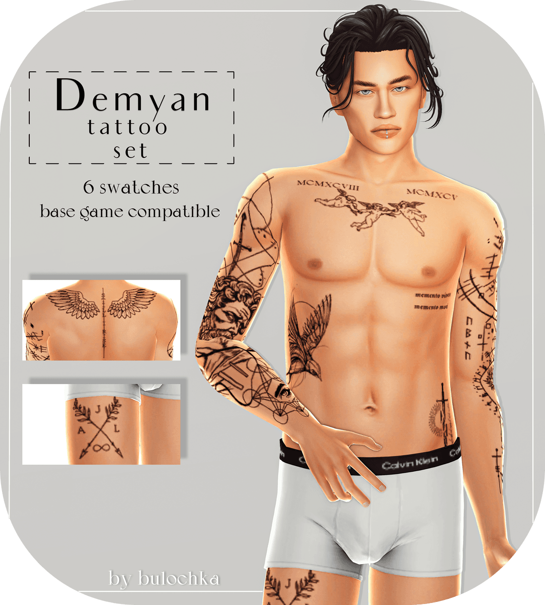 Demyan Tattoo Set