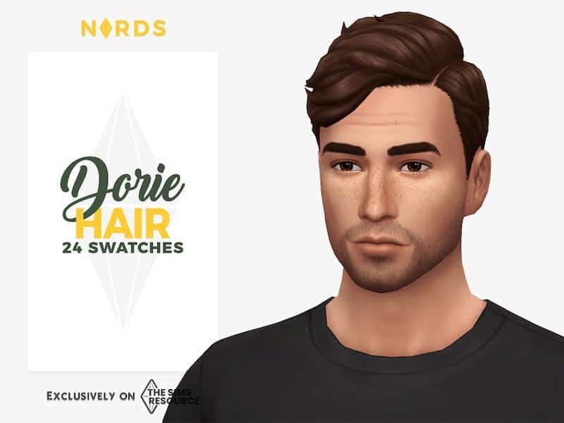 Sims 4 Dorie Hair for Male Sims