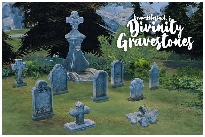 Sims 4 CC Gravestones