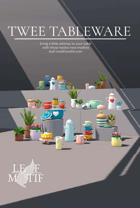 Dishes Clutter for Sims 4