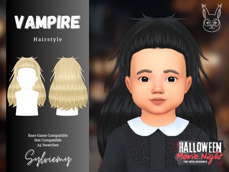 Vampire Hairstyle- Toddler