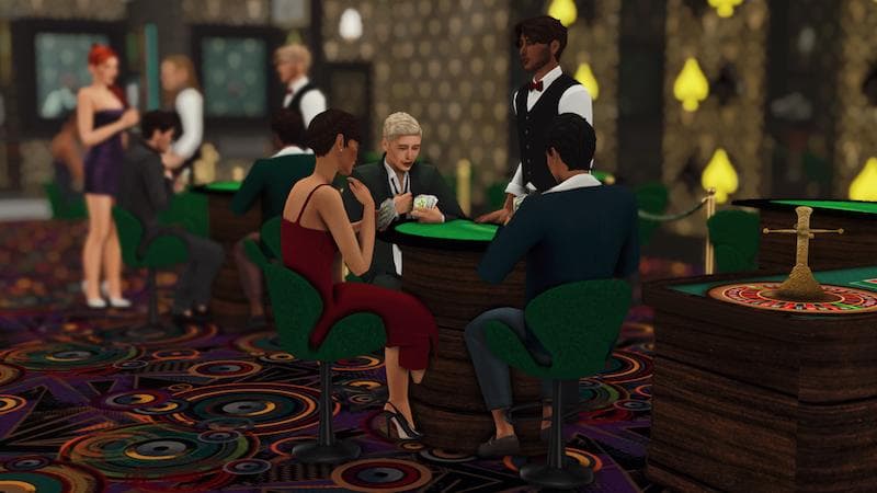 Sims 4 Casino Deco Sims